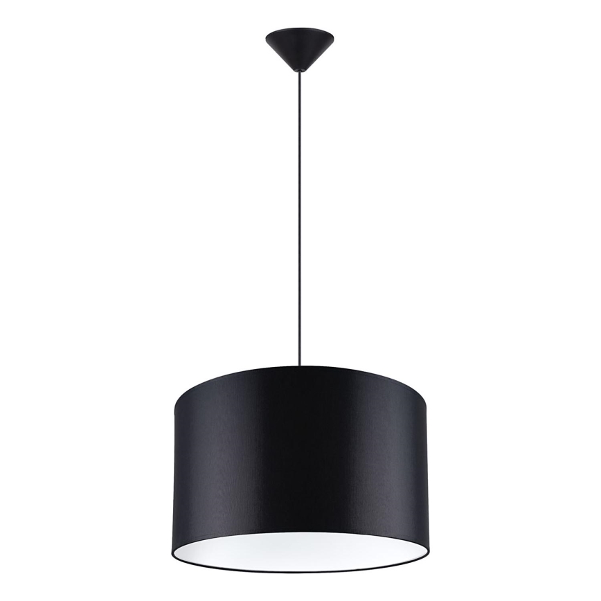 Suspension filaire NOVA 1xE27/15W/230V d. 40 cm noir