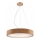 Suspension filaire OAK 3xE27/60W/230V chêne ø 47,5 cm - certifié FSC