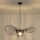 Suspension filaire OGGI 1xE27/40W/230V d. 60 cm noir