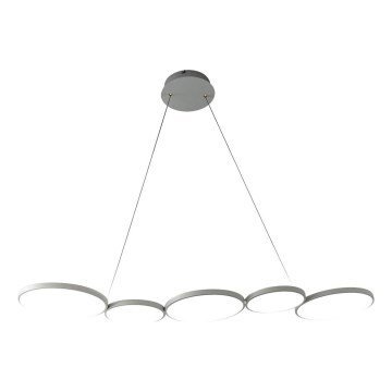 Suspension filaire OLYMPIA 5xLED/10W/230V gris
