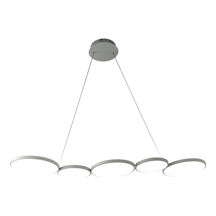 Suspension filaire OLYMPIA 5xLED/10W/230V gris