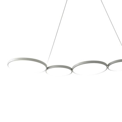Suspension filaire OLYMPIA 5xLED/10W/230V gris