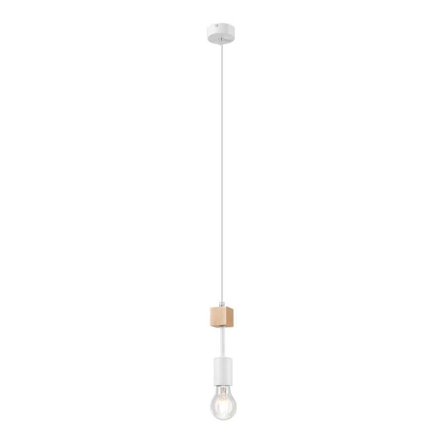 Suspension filaire ORAZIO 1xE27/60W/230V hêtre