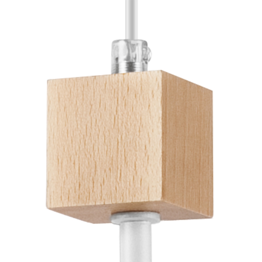 Suspension filaire ORAZIO 1xE27/60W/230V hêtre