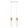 Suspension filaire PABLO 2xGU10/40W/230V blanc/hêtre