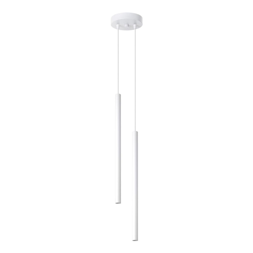 Suspension filaire PASTELO 2xG9/8W/230V blanc