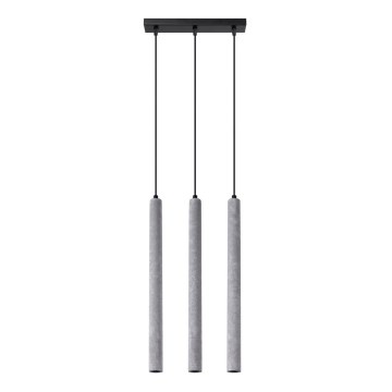 Suspension filaire PASTELO 3xG9/8W/230V béton