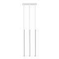 Suspension filaire PASTELO 3xG9/8W/230V blanc