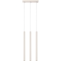 Suspension filaire PASTELO 3xG9/8W/230V crème