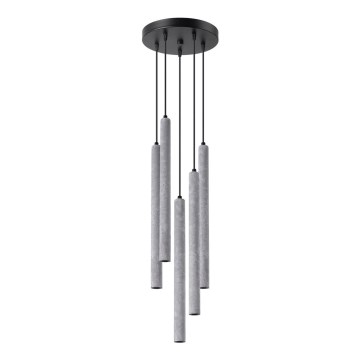 Suspension filaire PASTELO 5xG9/8W/230V béton