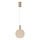 Suspension filaire PERFORATO LED/6,3W/230V 3000K doré d. 20 cm
