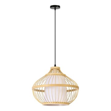 Suspension filaire PINCHOS 1xE27/40W/230V d. 40 cm bambou
