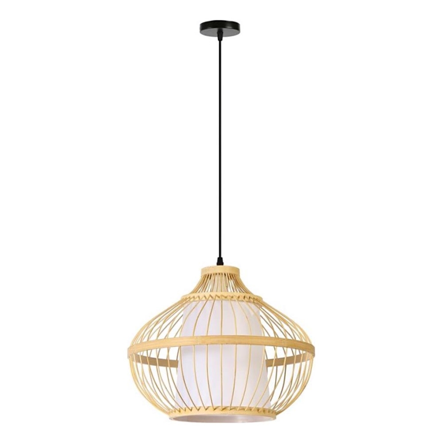 Suspension filaire PINCHOS 1xE27/40W/230V d. 40 cm bambou