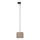 Suspension filaire pour système de rail monophasé TRACER 1xE27/15W/230V d. 20 cm noir/marron