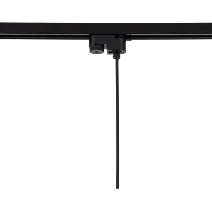 Suspension filaire pour système de rail monophasé TRACER 1xE27/15W/230V d. 20 cm noir/marron
