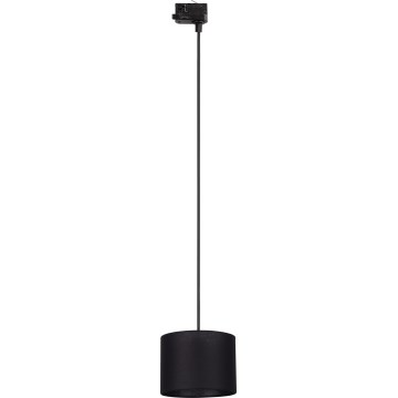 Suspension filaire pour système de rail triphasé TRACER 1xE27/15W/230V d. 20 cm noir
