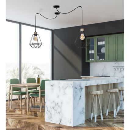 Suspension filaire PRIMO 1xE27/60W/230V araignée
