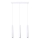 Suspension filaire PRYSM 3xG9/8W/230V blanc