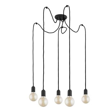 Suspension filaire QUALLE 5xE27/60W/230V araignée