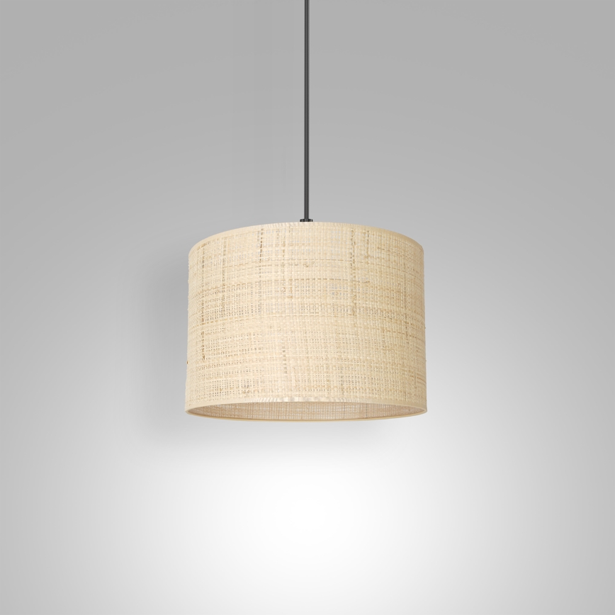 Suspension filaire RATTAN 1xE27/60W/230V d. 25 cm rotin