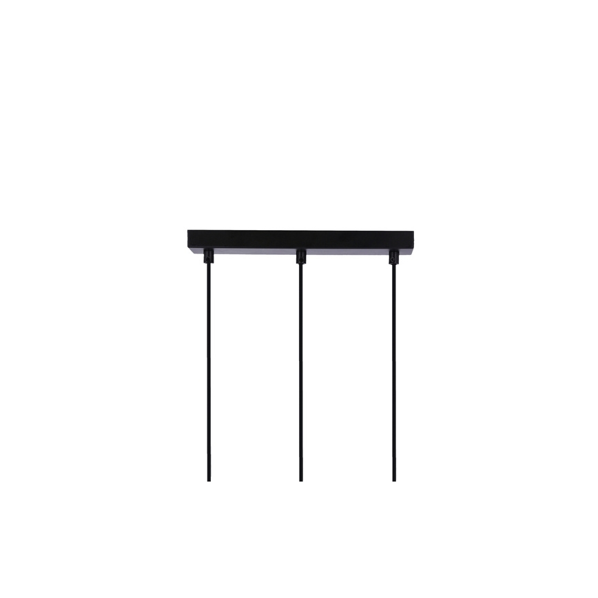 Suspension filaire RENO 3xE27/40W/230V noir/marron