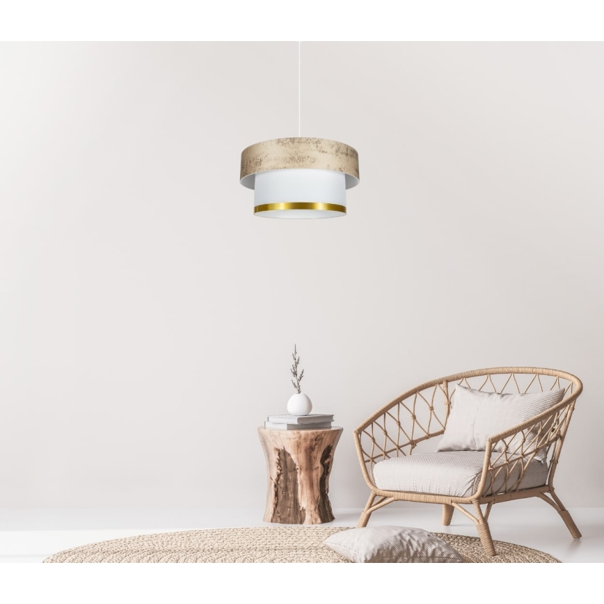 Suspension filaire RESSA 1xE27/60W/230V doré