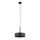 Suspension filaire RIF LUX 1xGX53/12W/230V d. 25 cm noir/chrome brillant