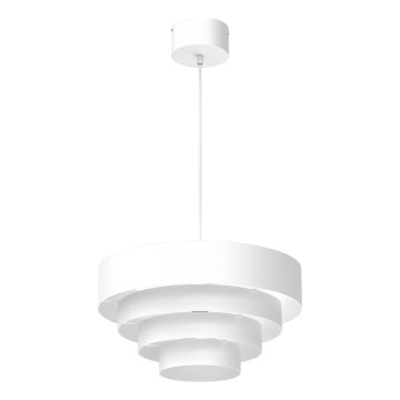 Suspension filaire RINGS 1xE27/15W/230V blanc