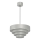 Suspension filaire RINGS 1xE27/15W/230V chrome brillant