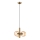 Suspension filaire ROLLO 3xE14/5W/230V doré/fumé beige