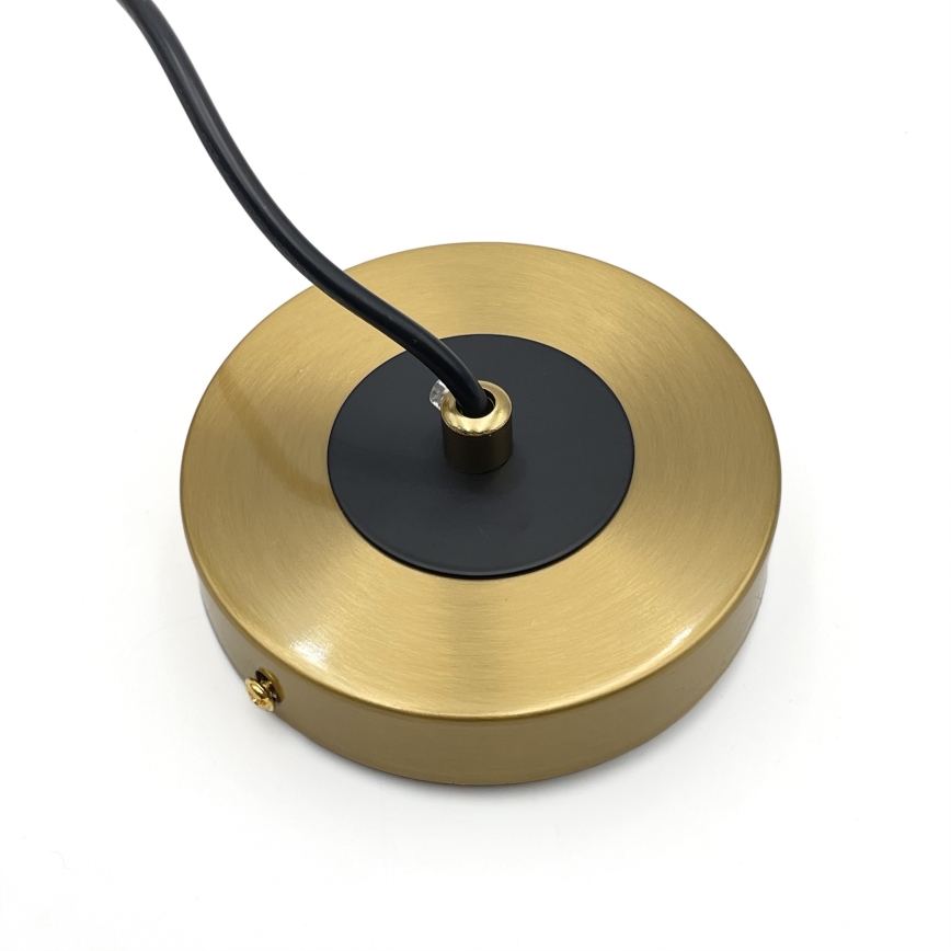 Suspension filaire ROLLO 3xE14/5W/230V doré/fumé beige
