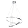 Suspension filaire ROTONDA LED/51W/230V chrome mat