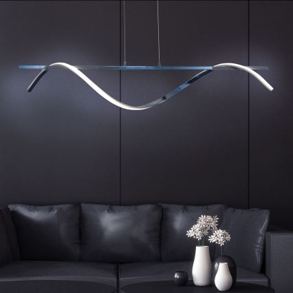 Suspension filaire RUMBA LED/23W/230V 4000K chrome brillant