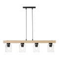 Suspension filaire RUSTIC RADIANCE 4xE27/60W/230V