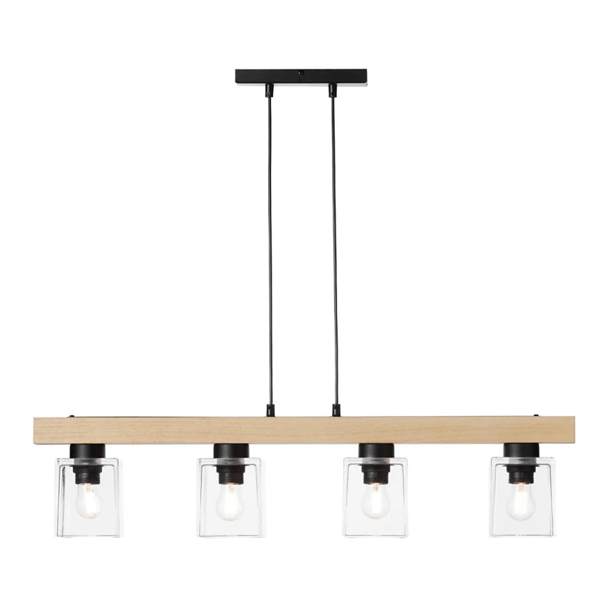 Suspension filaire RUSTIC RADIANCE 4xE27/60W/230V