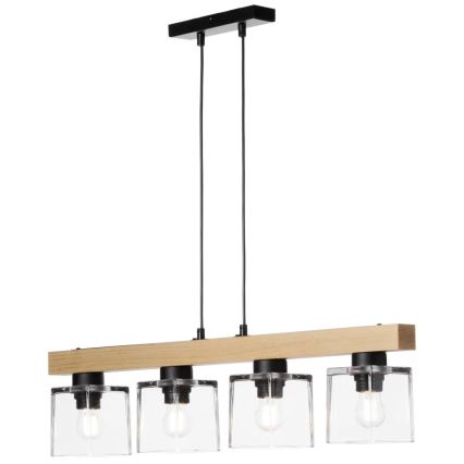 Suspension filaire RUSTIC RADIANCE 4xE27/60W/230V