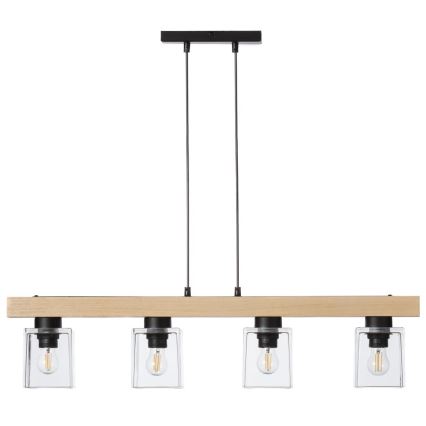 Suspension filaire RUSTIC RADIANCE 4xE27/60W/230V