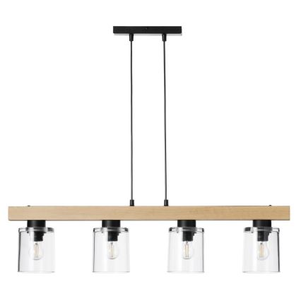 Suspension filaire RUSTIC RADIANCE 4xE27/60W/230V