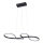 Suspension filaire SALSA LED/38W/230V 4000K noir