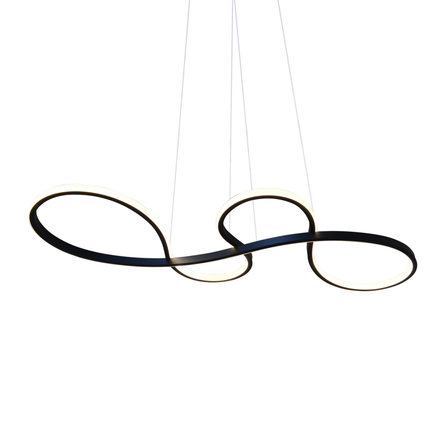 Suspension filaire SALSA LED/38W/230V 4000K noir