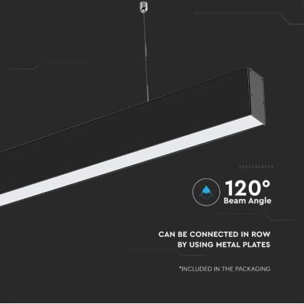 Suspension filaire SAMSUNG CHIP LED/40W/230V 6400K noir