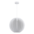 Suspension filaire SENSAI 1xE27/20W/230V d. 40 cm blanc