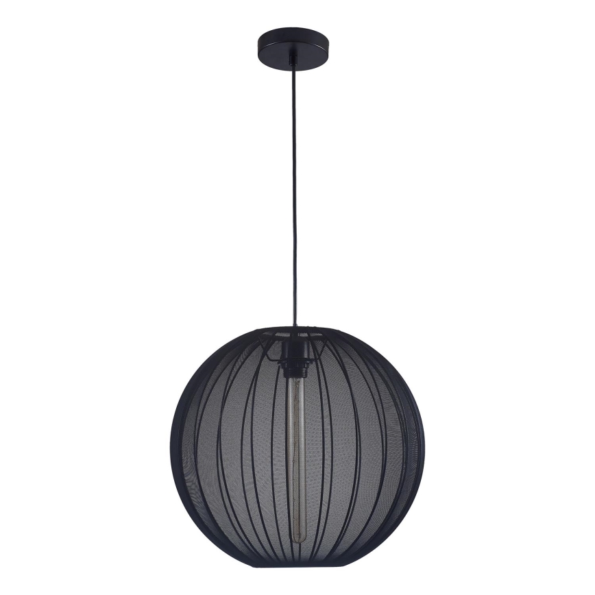 Suspension filaire SENSAI 1xE27/20W/230V d. 40 cm noir