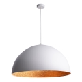 Suspension filaire SFERA 1xE27/60W/230V diam. 35 cm blanc/cuivre