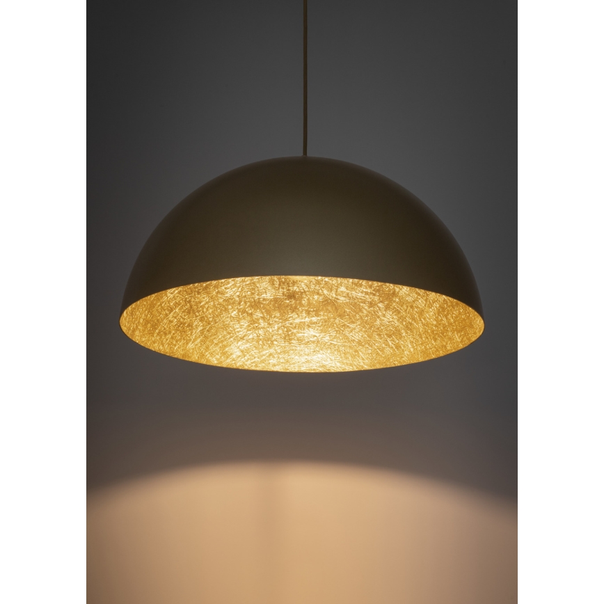 Suspension filaire SFERA 1xE27/60W/230V diam. 35 cm doré