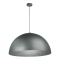 Suspension filaire SFERA 1xE27/60W/230V diam. 35 cm gris/argent