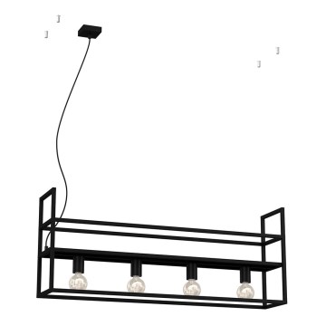 Suspension filaire SHELF 4xE27/60W/230V