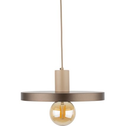 Suspension filaire SILA 1xE27/15W/230V d. 30 cm marron/beige