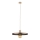 Suspension filaire SILA 1xE27/15W/230V d. 40 cm marron/beige