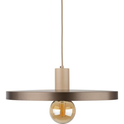 Suspension filaire SILA 1xE27/15W/230V d. 40 cm marron/beige